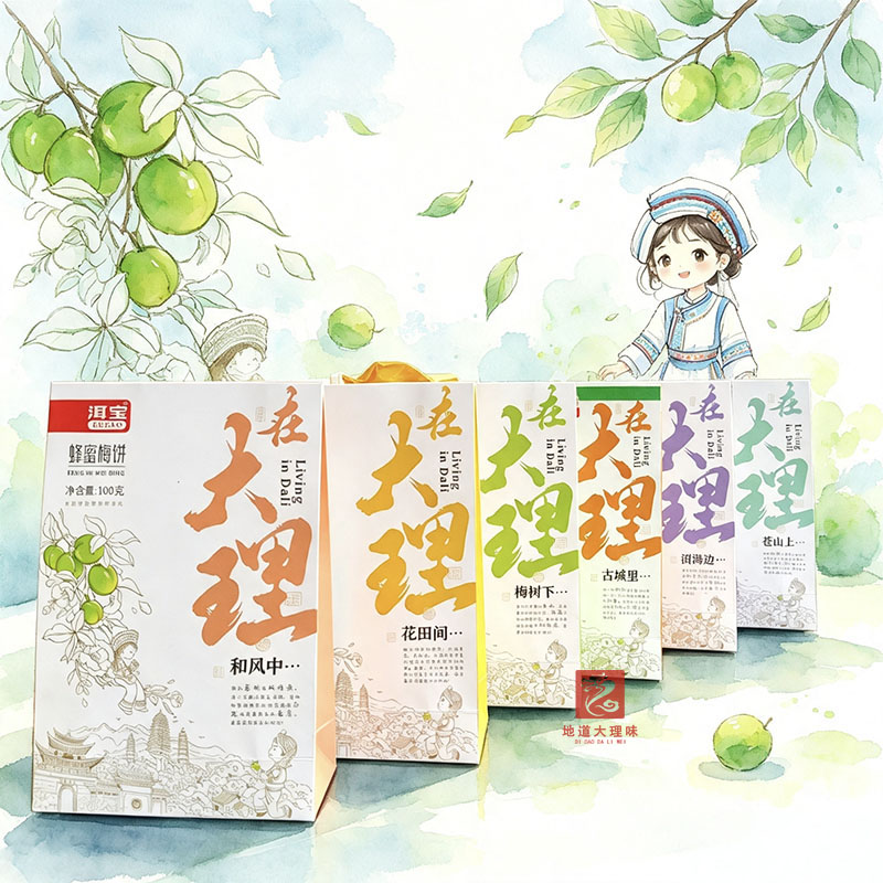 洱宝话梅云南大理特产雕梅伴手礼