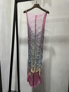 设计款 时尚 针织连衣裙 饰吊带个性 钻条装