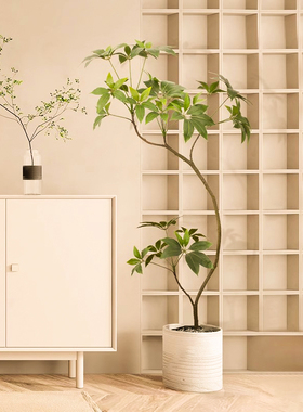 仿真绿植大叶伞室内仿生植物假树