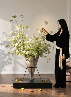 植觉造物假花仿真花摆设高级感逼真客厅适合摆放轻奢装饰永生花艺