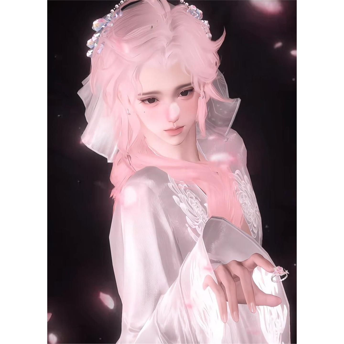 小桃奈 偏美少年 男身女相 逆水寒手游捏脸男角色通用