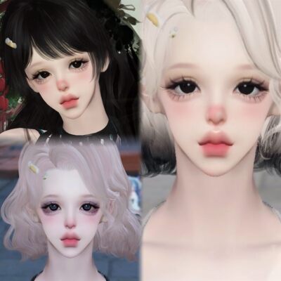 发2 哈基米 Evil 逆水寒手游捏脸女通用