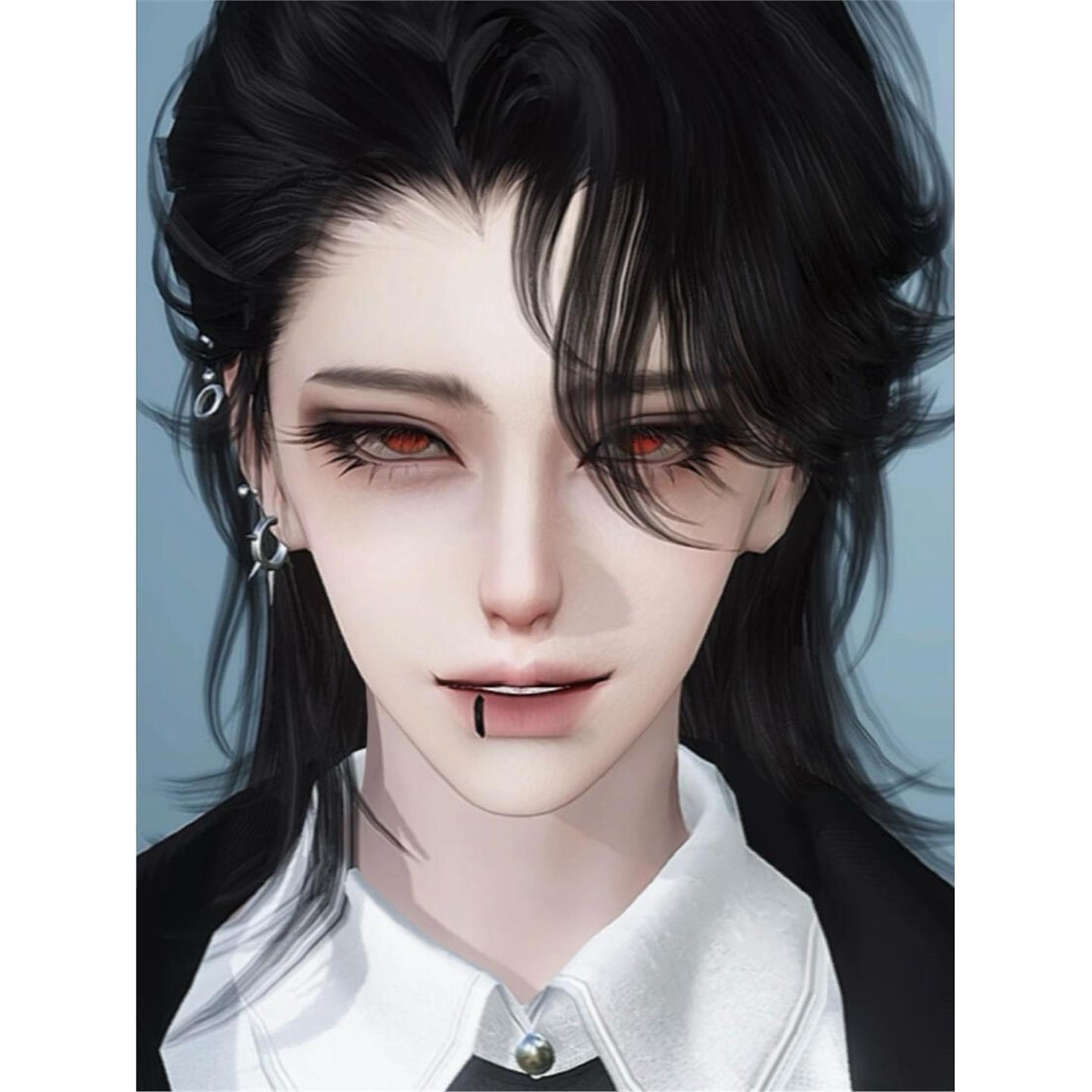 发7 女A 女执事 亚天使 女身男相 泠木香子 逆水寒手游捏脸女通用