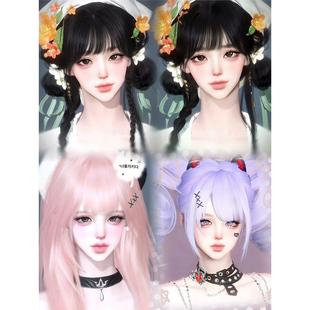 发3 种田文女主 韩系ins风 歪嘴猫 夏啾啾 逆水寒手游捏脸女