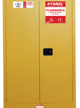 45加仑黄色防爆柜FM认证实验室防火安全柜验厂安检WA810450易燃物