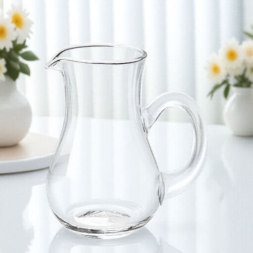 玻璃杯500ml装白酒倒水壶小尖嘴扎壶酒壶水壶分酒器透明瓶大容量