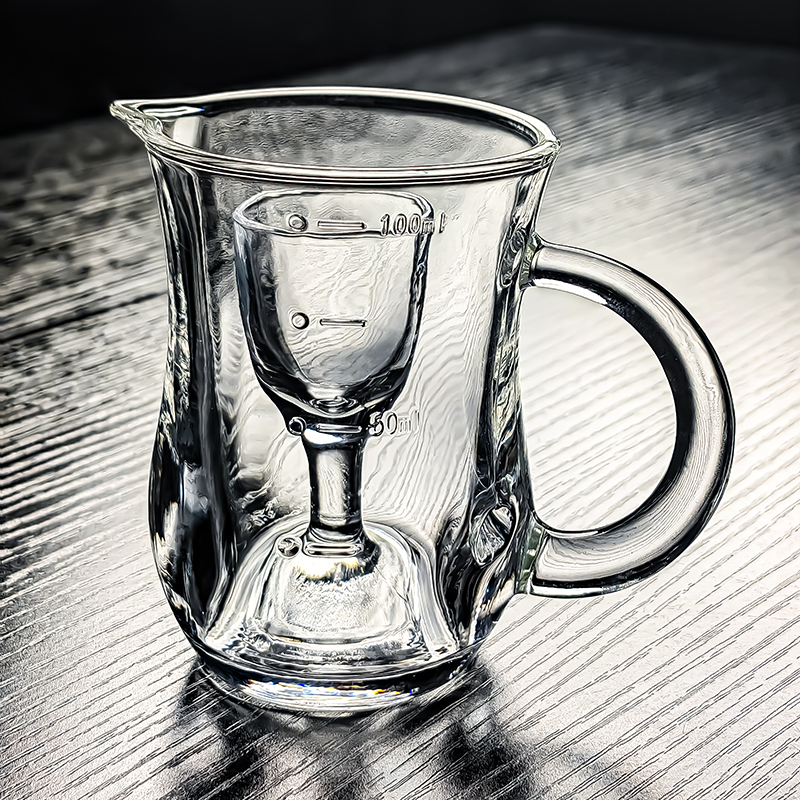 玻璃白酒杯加厚分酒器饭店商用