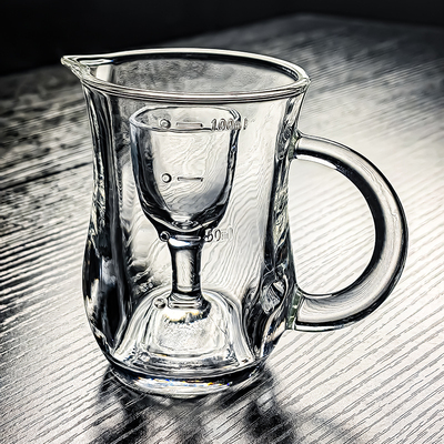 玻璃白酒杯加厚分酒器饭店商用