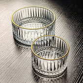 水晶玻璃碗金边精致小果盘水果盘碟器皿容器高端糖果缸高颜值欧式