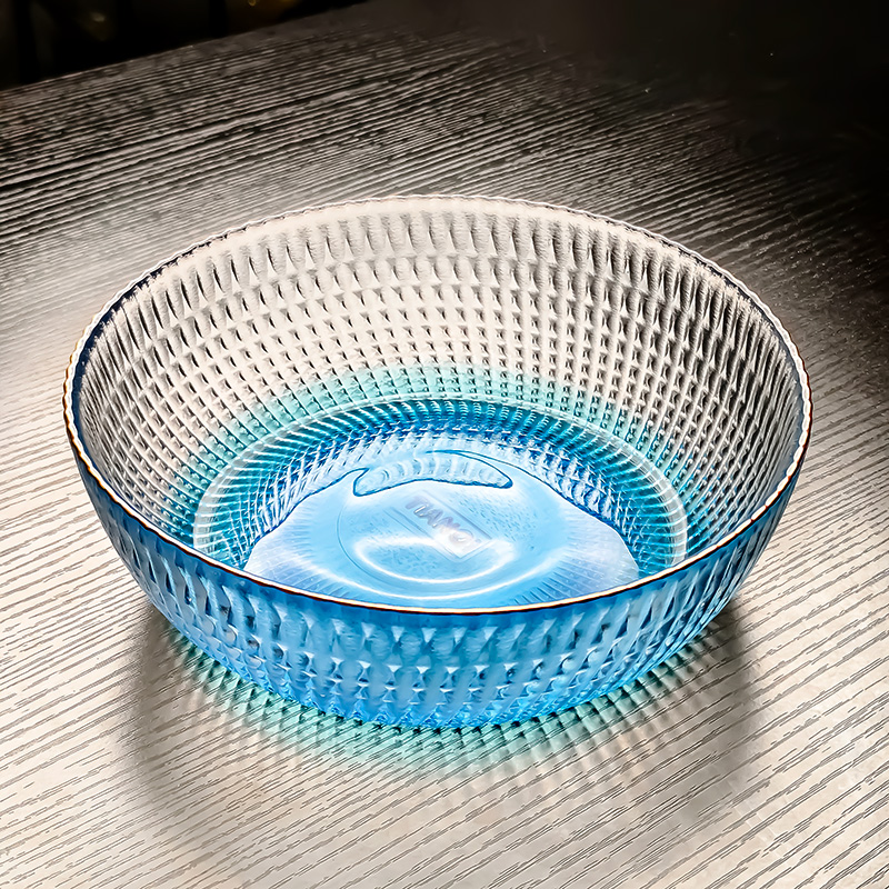 2025新款水晶玻璃盆水果盘沙拉碗