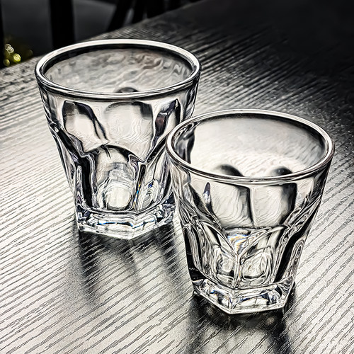 钢化玻璃杯二两酒杯三两白酒100