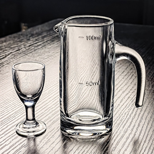 玻璃白酒杯小酒杯套装白洒加厚