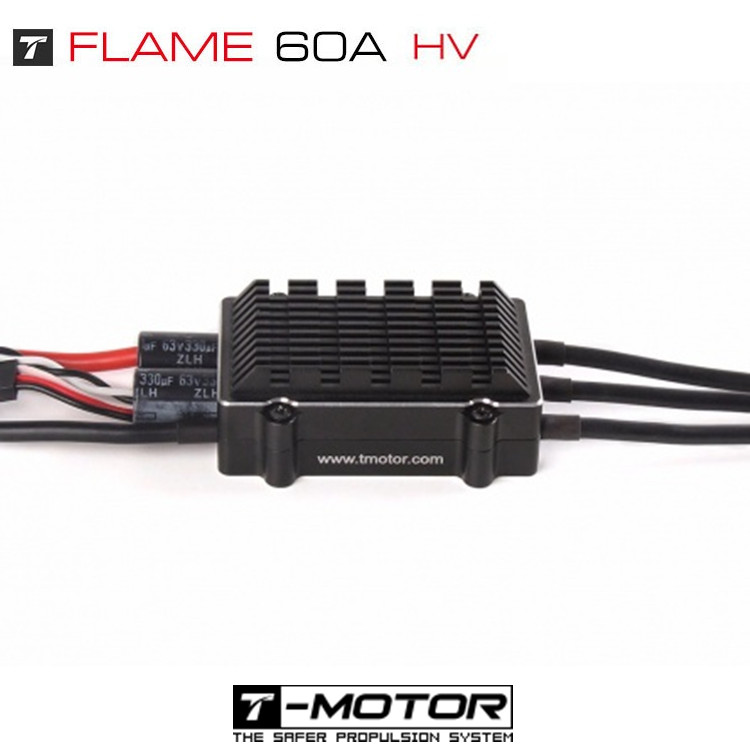 T-MOTOR多轴/多旋翼电机专用调速器方波电调烈焰 FLAME 60A HV