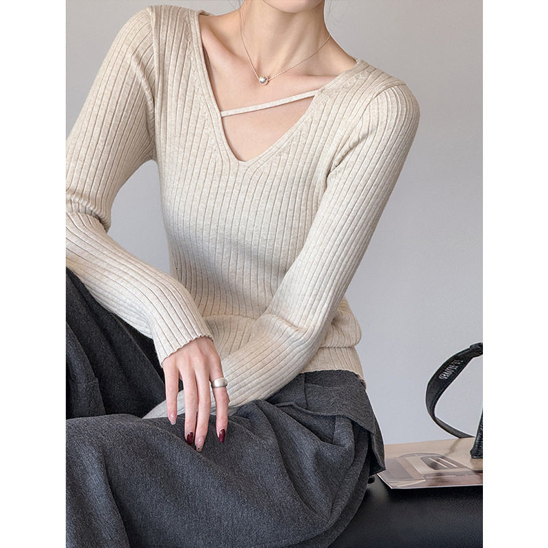 橘芷'叠穿高手' 嗲嗲小心机内搭！甜美韩女V领显瘦针织衫626-3,女装/女士精品,毛针织衫,淘宝优惠券,粉丝福利购,淘宝优惠卷