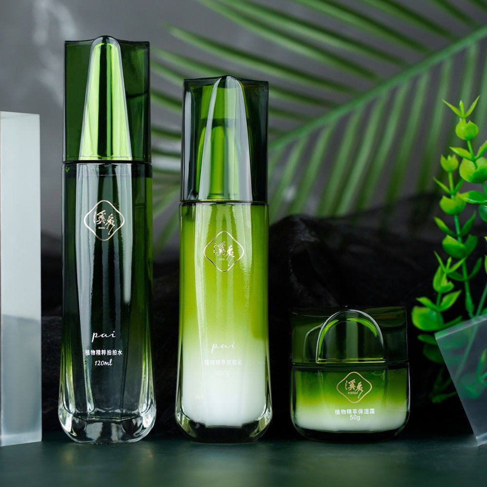 溪秀官方正品套装水乳三四五六七八件套全套护肤品霜面膜补水保湿