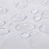 White semi-transparent pebble-patterned shower curtain for the bathroom, thick plastic rubber-like waterproof shower curtain for the shower room thumbnail 4