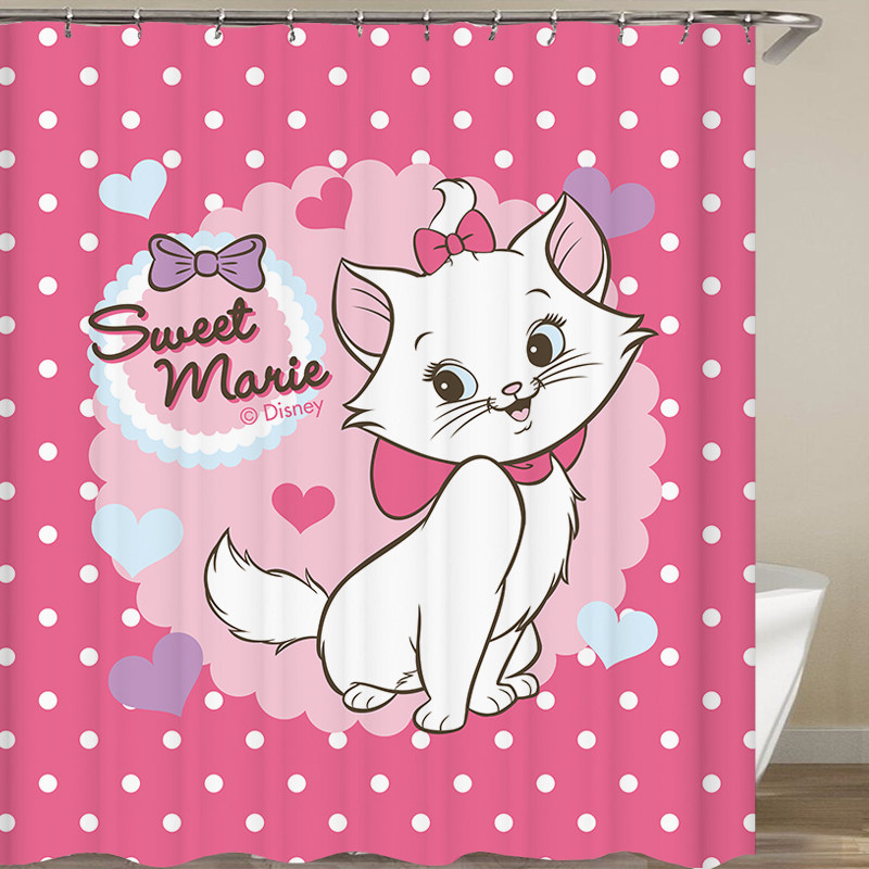 装饰挂布卫生间洗澡遮帘玛丽猫迪士尼浴帘料柜门遮挡帘Aristocats,家庭/个人清洁工具,浴帘,淘宝优惠券,粉丝福利购,淘宝优惠卷