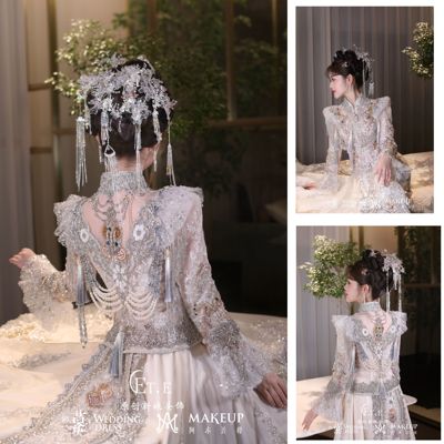 秀禾头饰白月光发饰凤冠