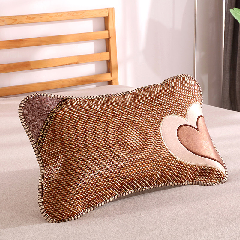 保健夏天枕头凉枕成人藤面儿童枕小学冰丝荞麦皮学生宿舍夏季枕头