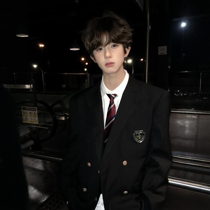 原创西装全套男生日系学院风