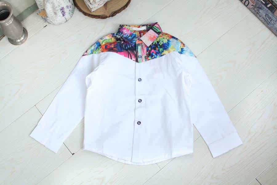 Chemise garcon à manche longue - Ref 2077044 Image 4