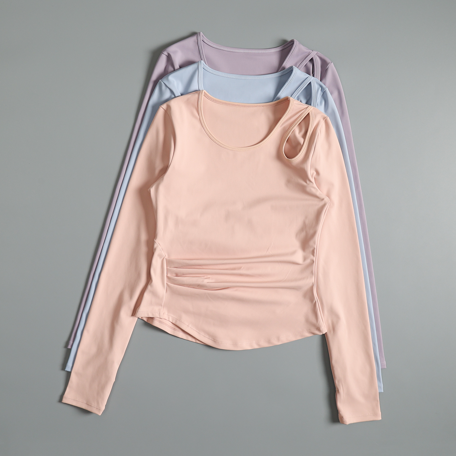 运动长袖上衣女秋季薄款普拉提