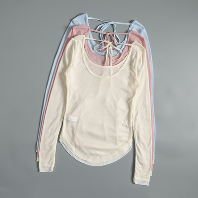 薄款速干运动长袖女夏季跑步锻炼