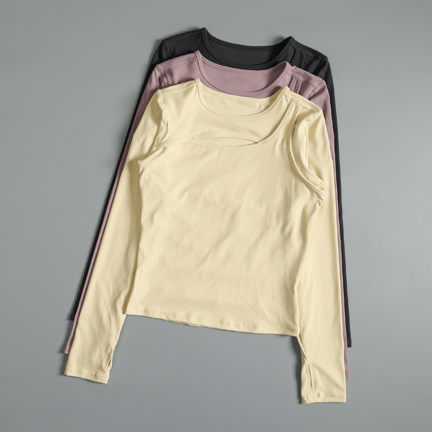 瑜伽服女秋季跑步锻炼晨跑速干衣