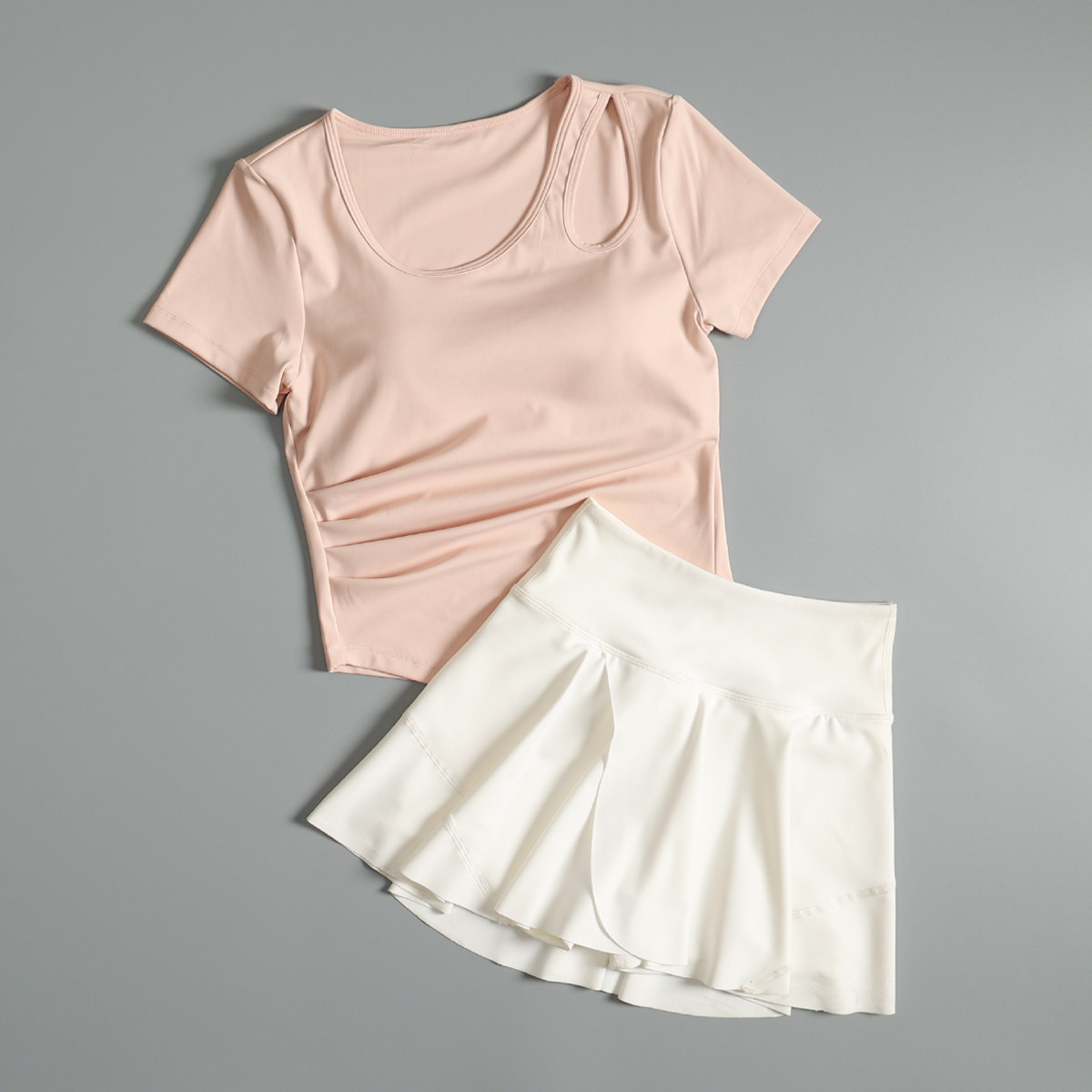 高颜值网球健身套装女夏季瑜伽服图片