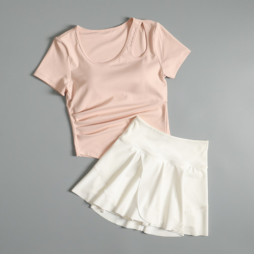 高颜值网球健身套装女夏季瑜伽服
