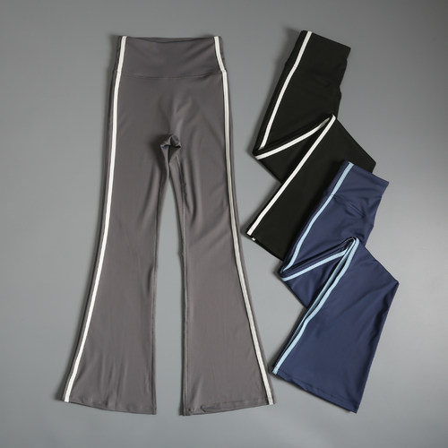 高腰提臀瑜伽微喇裤女夏紧身显瘦