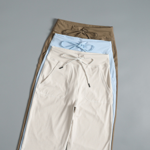 普拉提训练服专业新款 瑜伽服直筒裤 宽松长裤 健身运动裤 跑步 女秋季