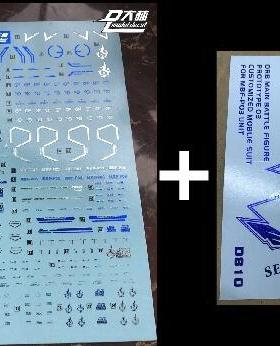 包邮 大林 达人水贴 MG MB 蓝色异端 迷惘地台 电镀烫金 高达水贴