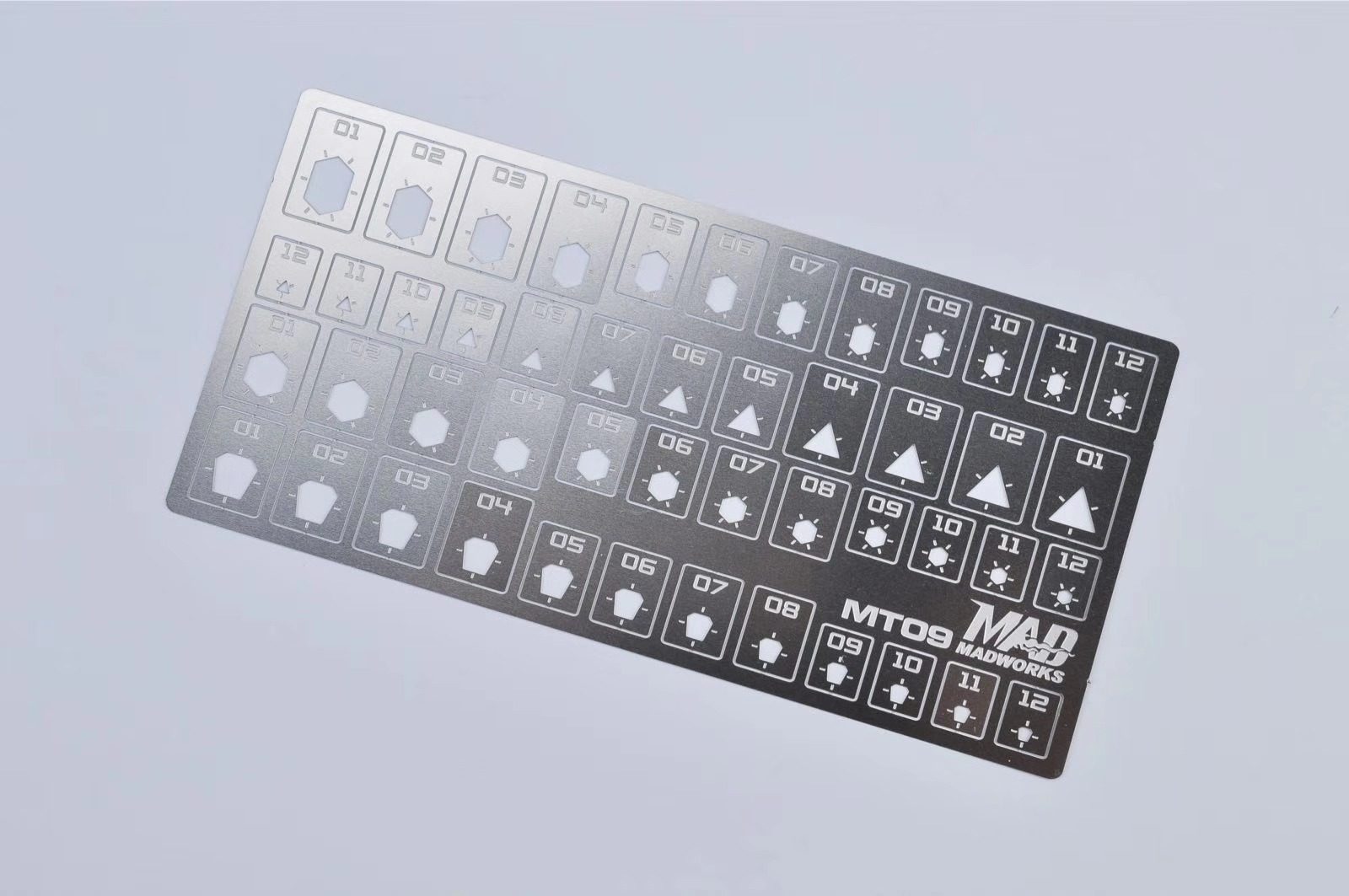 包邮 MADWORKS MT08/MT09/MT10  基础形状刻线型板 模型制作工具