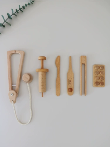 Реалистичная униформа медсестры, детский шприц, семейная деревянная игрушка, стетоскоп, косплей