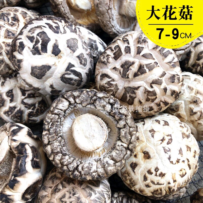 大花菇干货农家用随州房县干香菇蘑菇花姑冬菇散装新货500g包邮