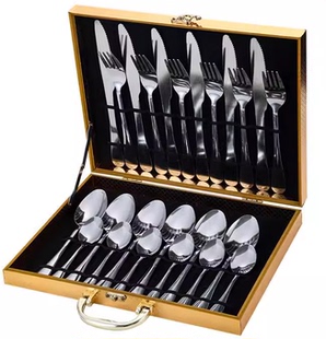piece steak Stainless spoon cutlery and set steel