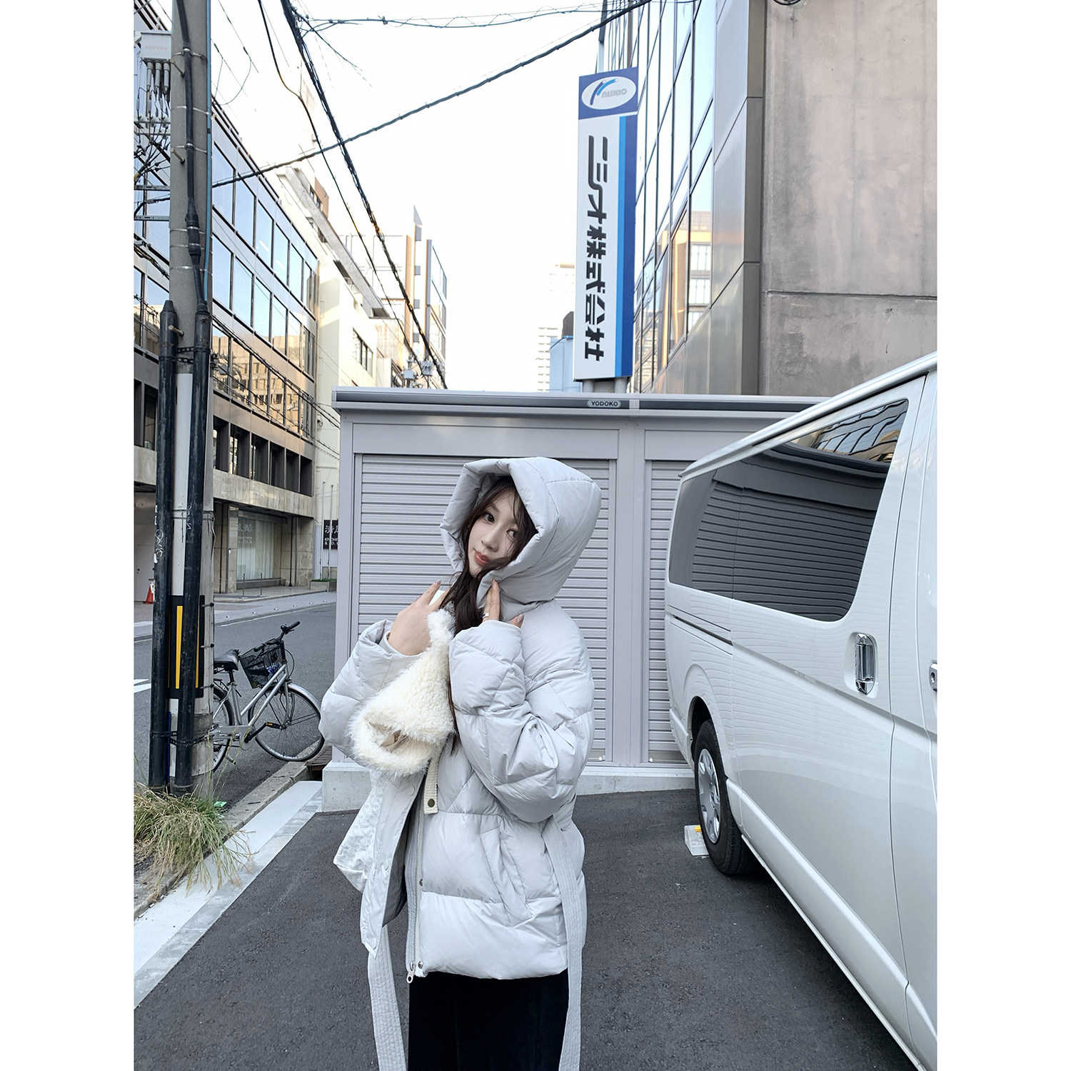 【AHY】品质通勤简约加厚保暖菱格腰带收腰显瘦连帽羽绒服冬新品,女装/女士精品,羽绒服,淘宝优惠券,粉丝福利购,淘宝优惠卷