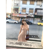 别致波点小碎花小飞袖 连衣裙 满减 AHY多多长款 AHY 25春夏折扣