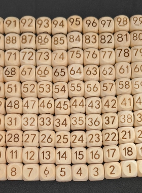 六面雕刻数字骰子木质骰子单面雕刻骰子抓阄骰子diy骰子筛子色子