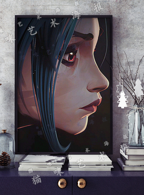 金克丝Jinx爆爆英雄联盟双城之战2Arcane Season 2电影海报游戏