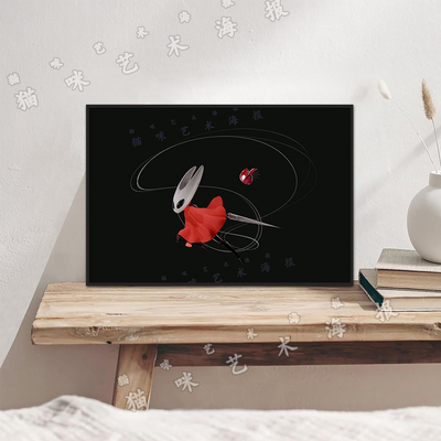 空洞骑士丝之歌游戏Hollow Knight: Silksong帆布打印海报装饰画