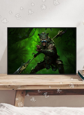 暗黑破坏神4Lilith莉莉丝Diablo IV帆布打印海报装饰画家居游戏