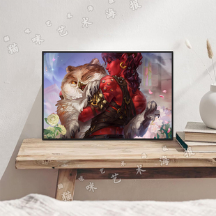 博德之门3卡菈克Karlach帆布打印金属框架海报装饰画家居游戏