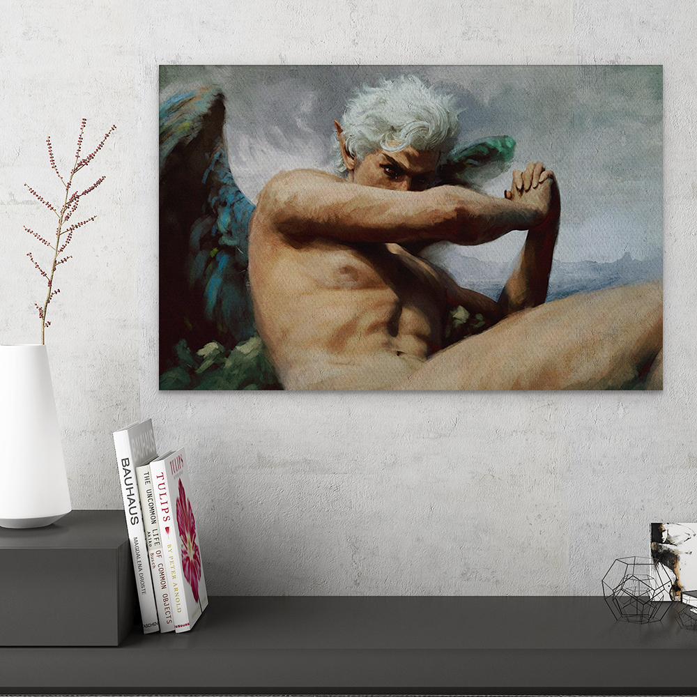 博德之门3阿斯代伦Astarion帆布打印金属框架海报装饰画家居游戏