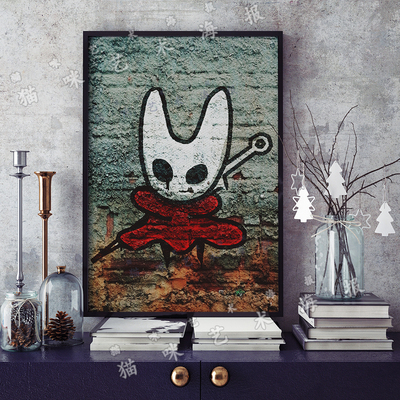 空洞骑士丝之歌游戏Hollow Knight: Silksong帆布打印海报装饰画