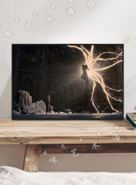 暗黑破坏神4Lilith莉莉丝Diablo IV帆布打印海报装饰画家居游戏