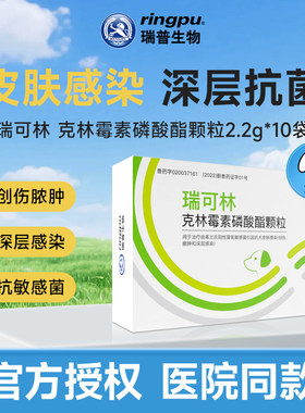 瑞可林狗狗皮肤病创伤脓肿抗感染