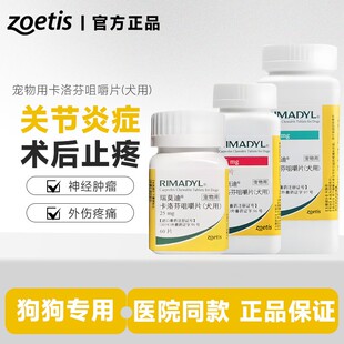 辉瑞瑞莫迪止疼药卡洛芬咀嚼片宠物狗狗关节炎骨折消炎止痛片