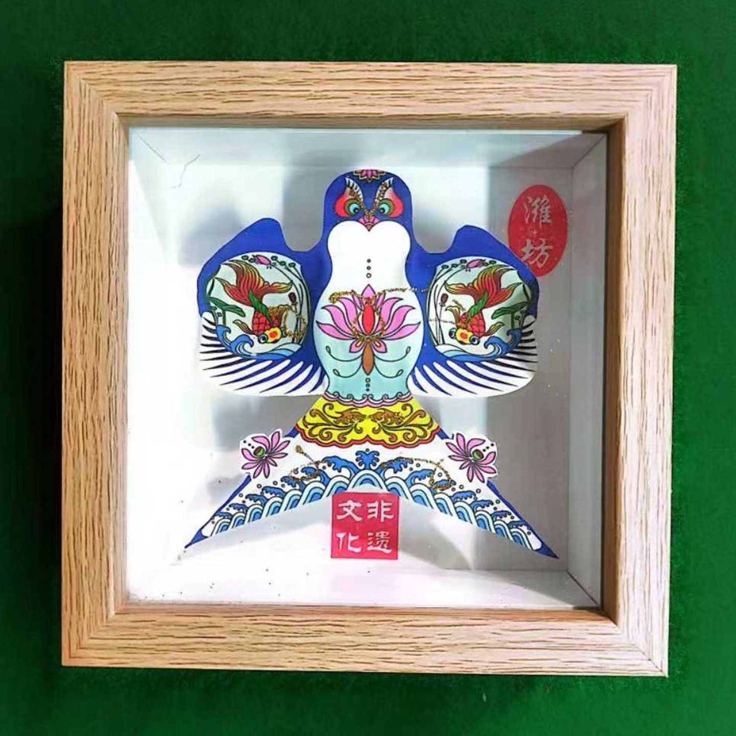 潍坊风筝工艺品摆件活动纪念品送朋友伴手礼手工小纸鸢 不能飞,特色手工艺,风筝,淘宝优惠券,粉丝福利购,淘宝优惠卷